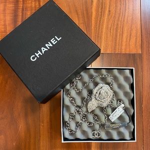 NWT CHANEL Camellia Flower Belt